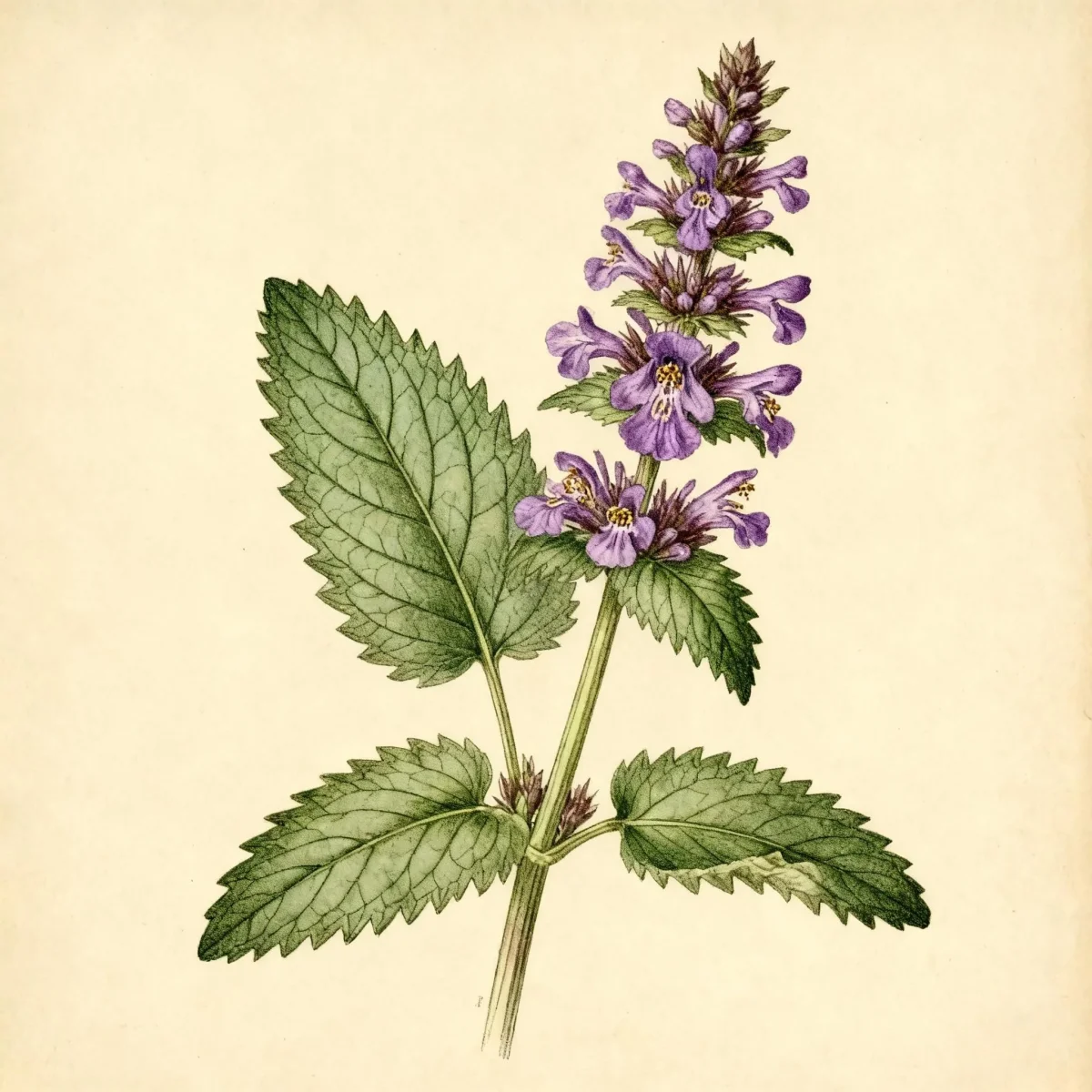 Big betony (Stachys macrantha)