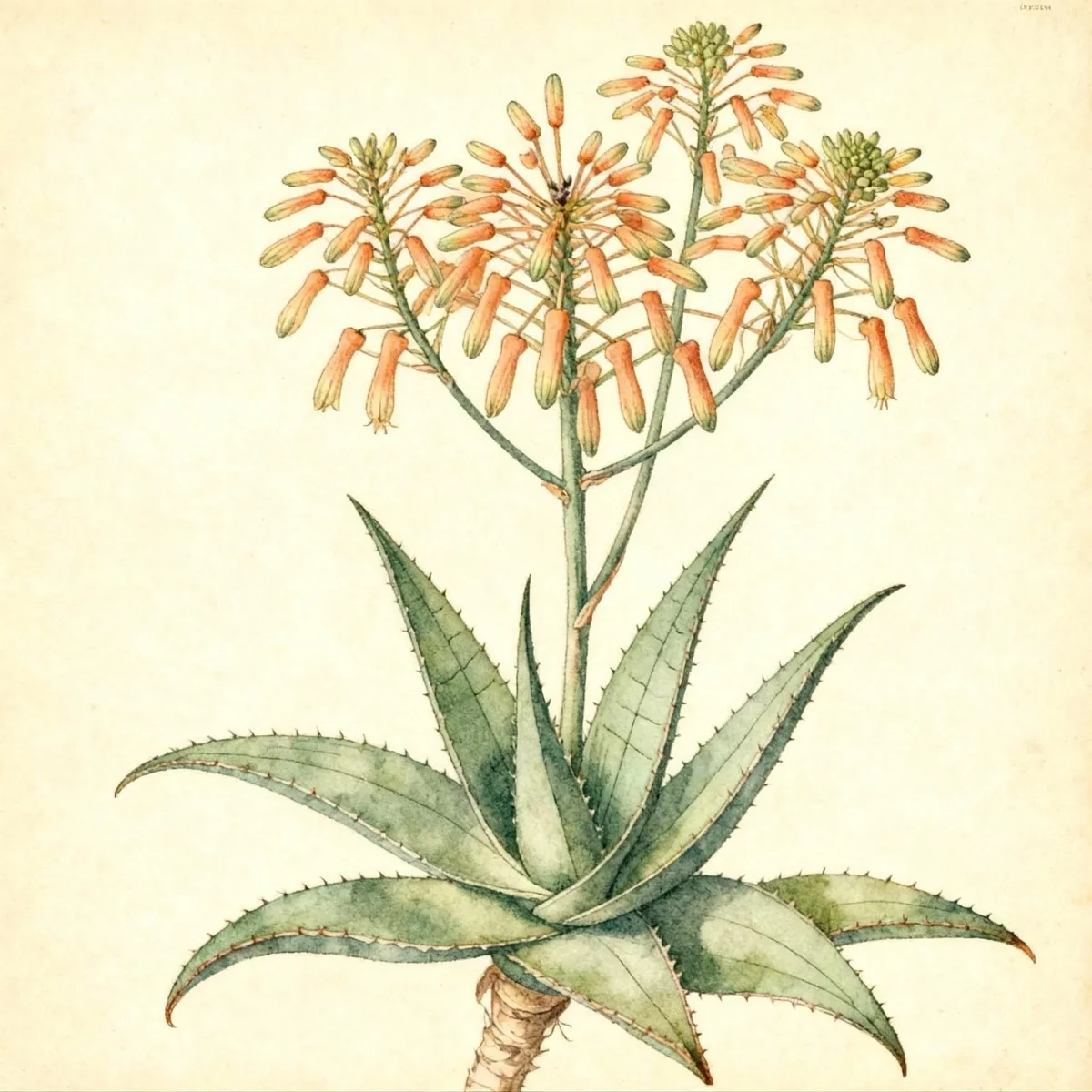 Coral aloe (Aloe striata)