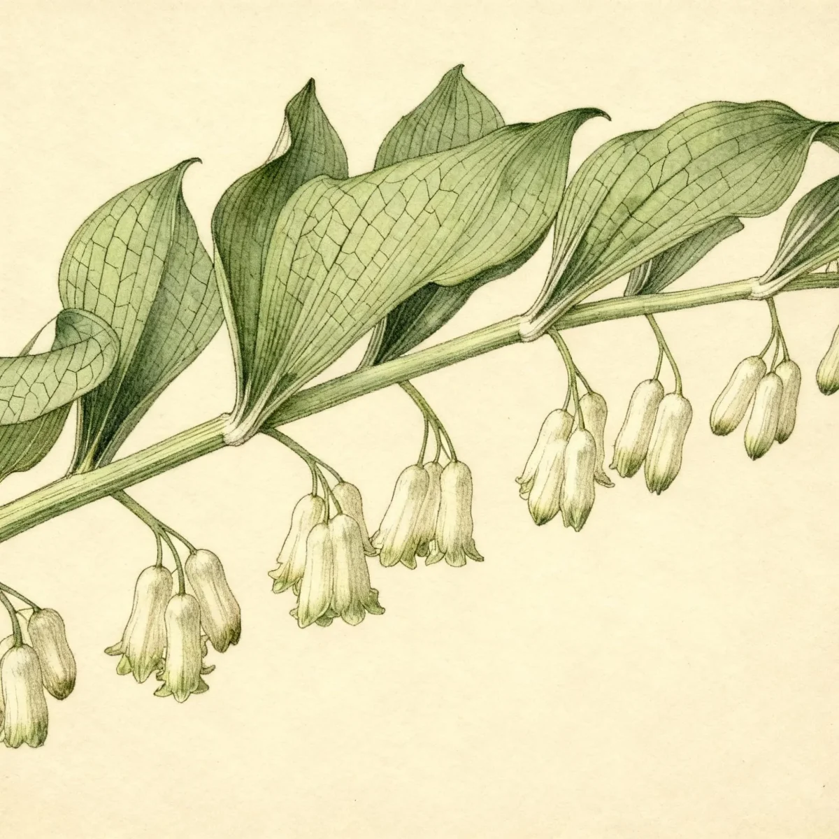 Solomon's seal (Polygonatum odoratum)