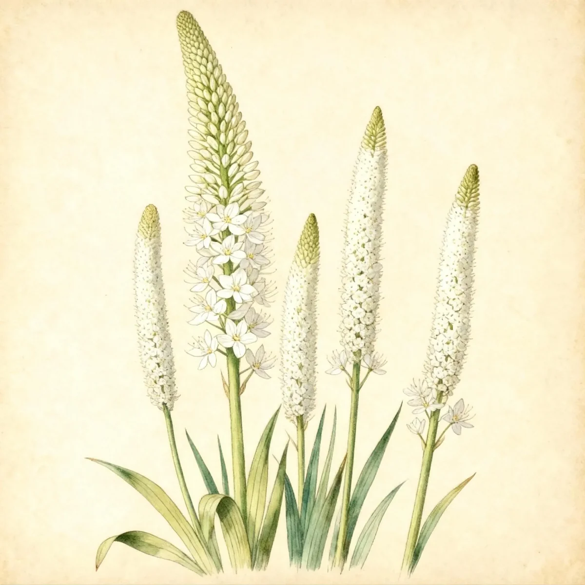 Foxtail lily (Eremurus himalaicus)