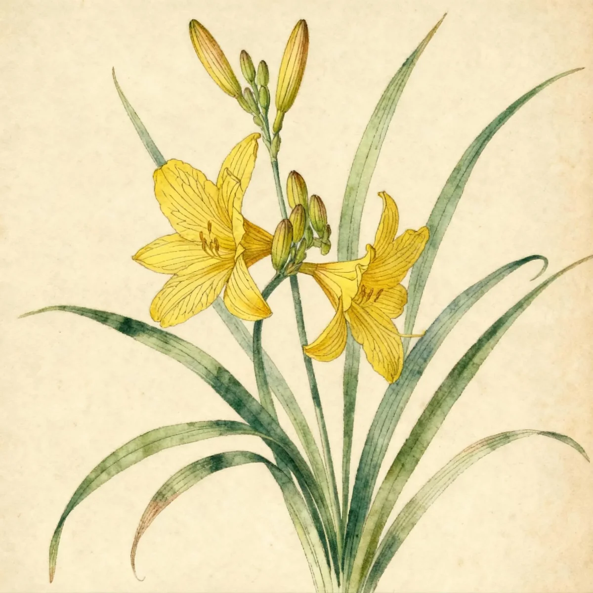 Yellow daylily
