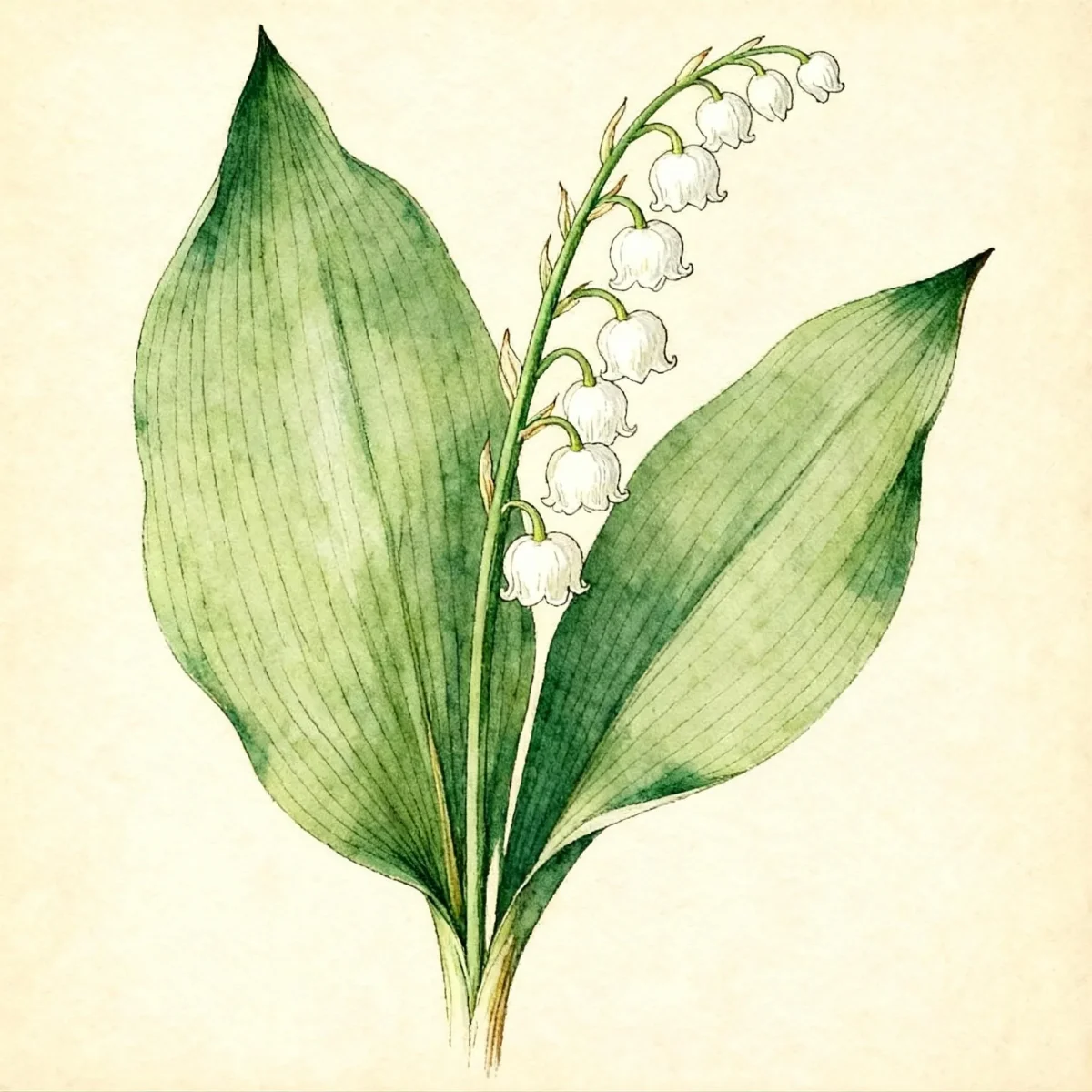 Lily of the valley (Convallaria majalis)