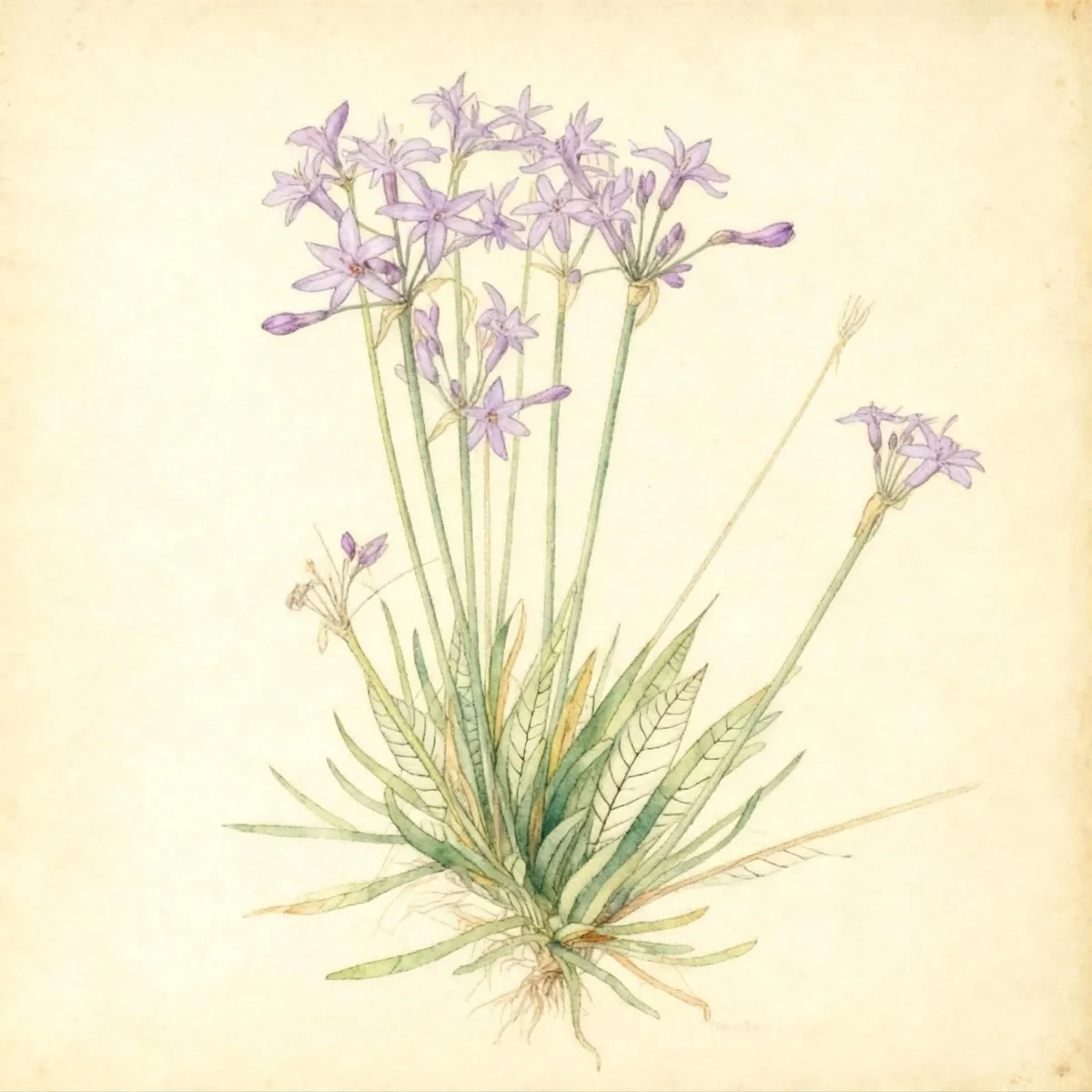 Society garlic (Tulbaghia violacea)