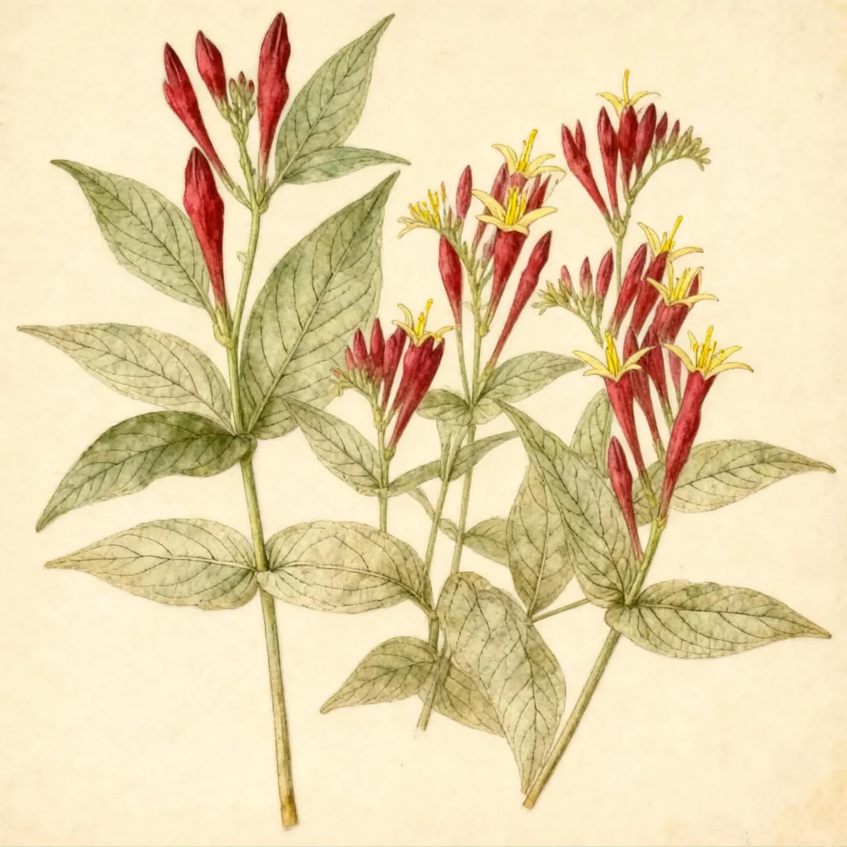 Carolina pink (Spigelia marilandica)