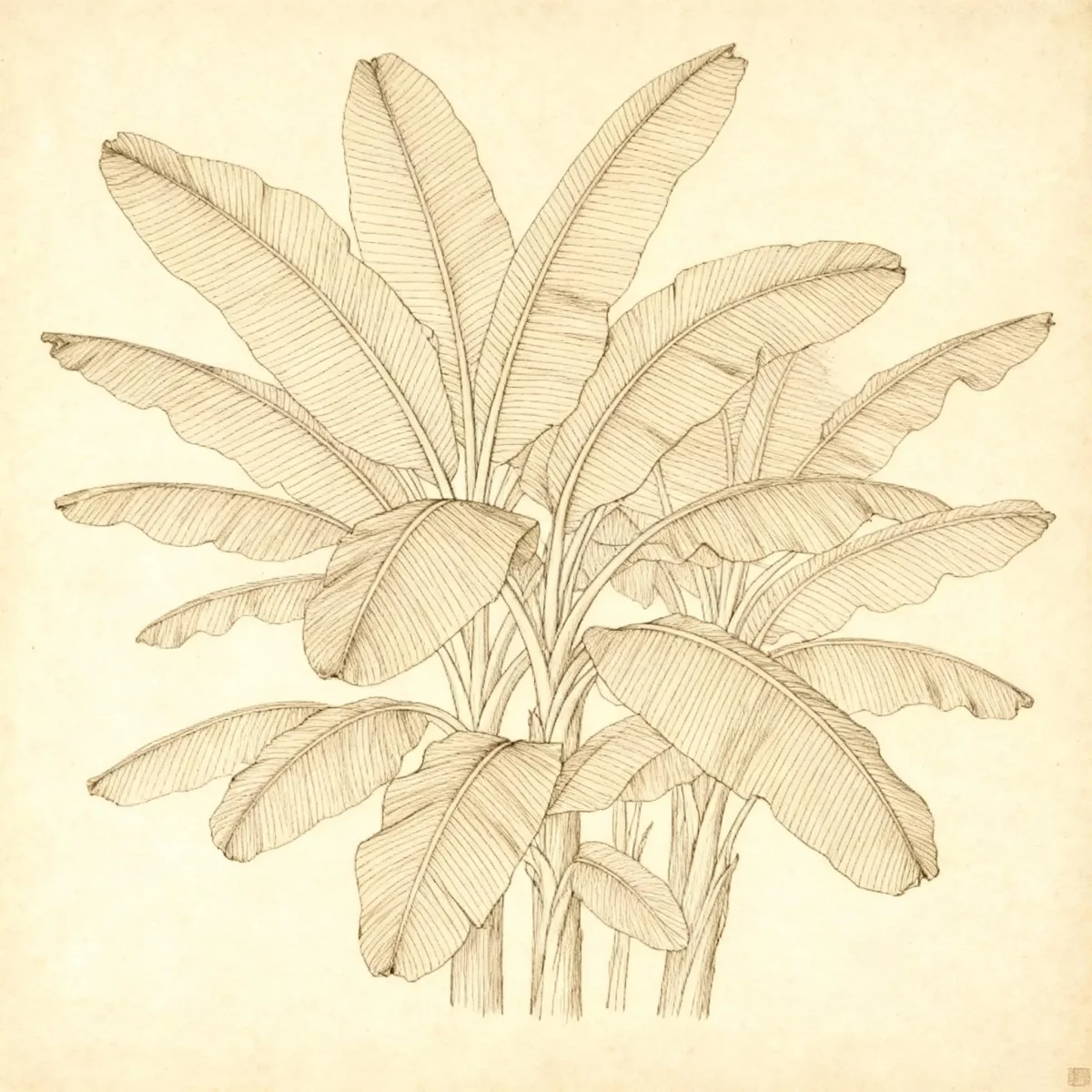 Japanese banana (Musa basjoo)