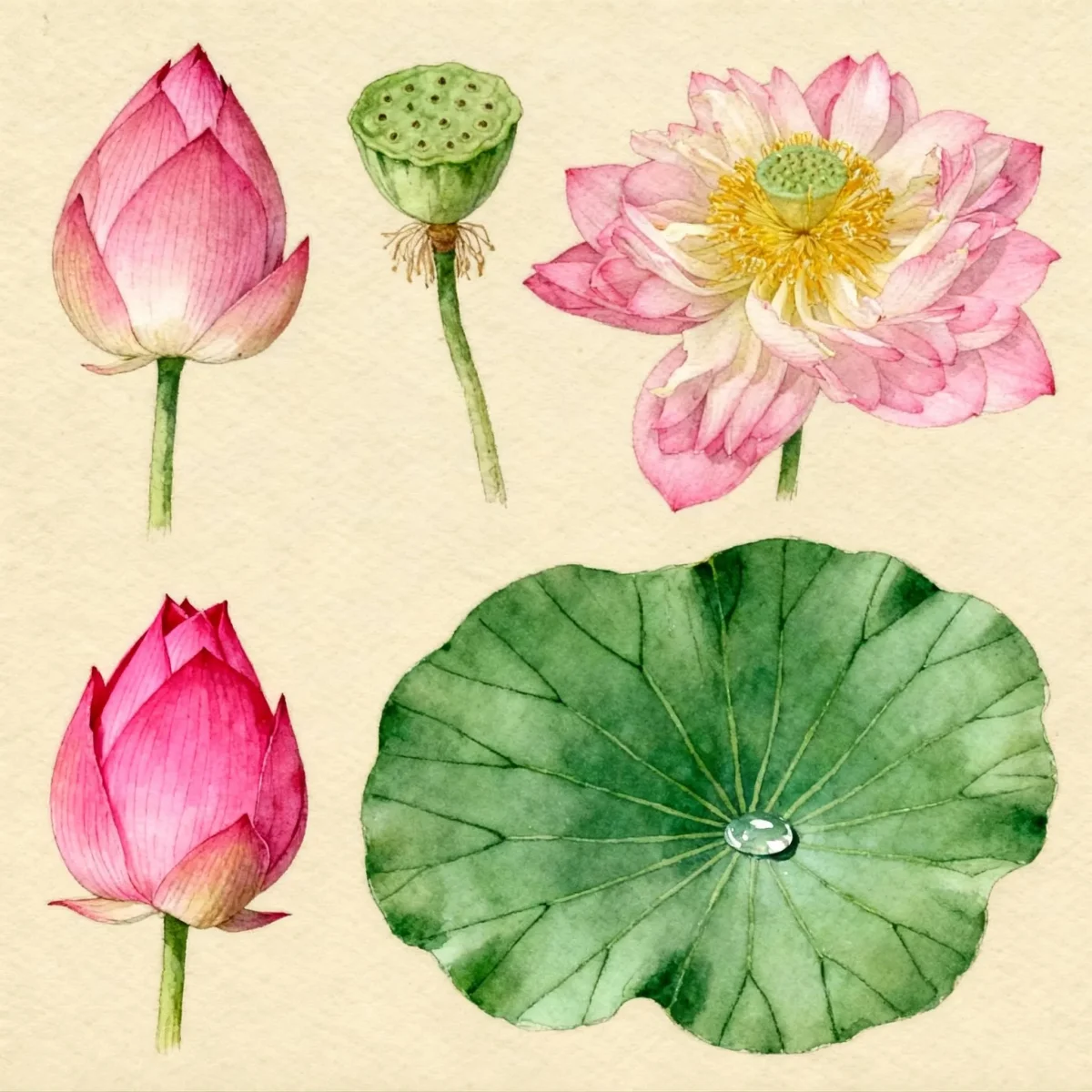Sacred lotus (Nelumbo nucifera)