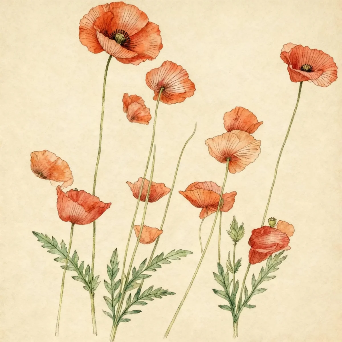 Corn poppy (Papaver rhoeas)