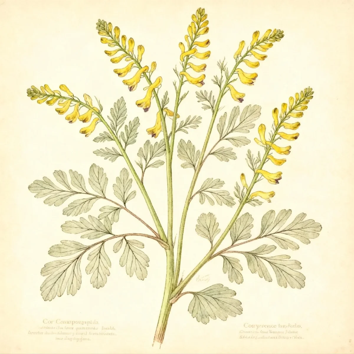 Corydalis (Corydalis ophiocarpa)