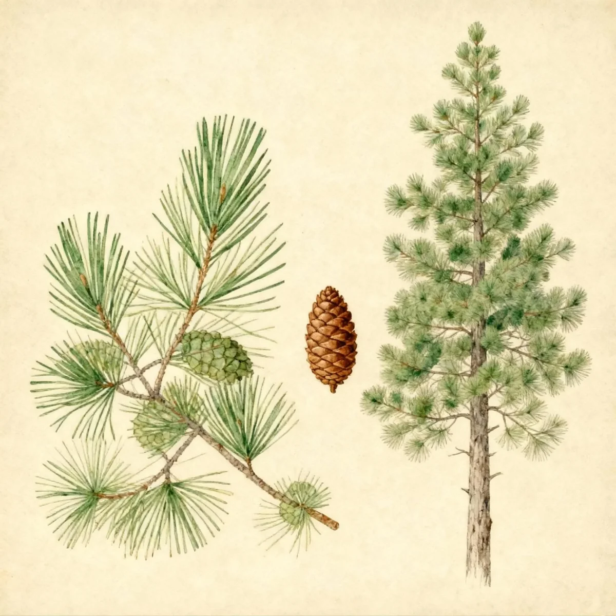 Swiss stone pine (Pinus cembra)