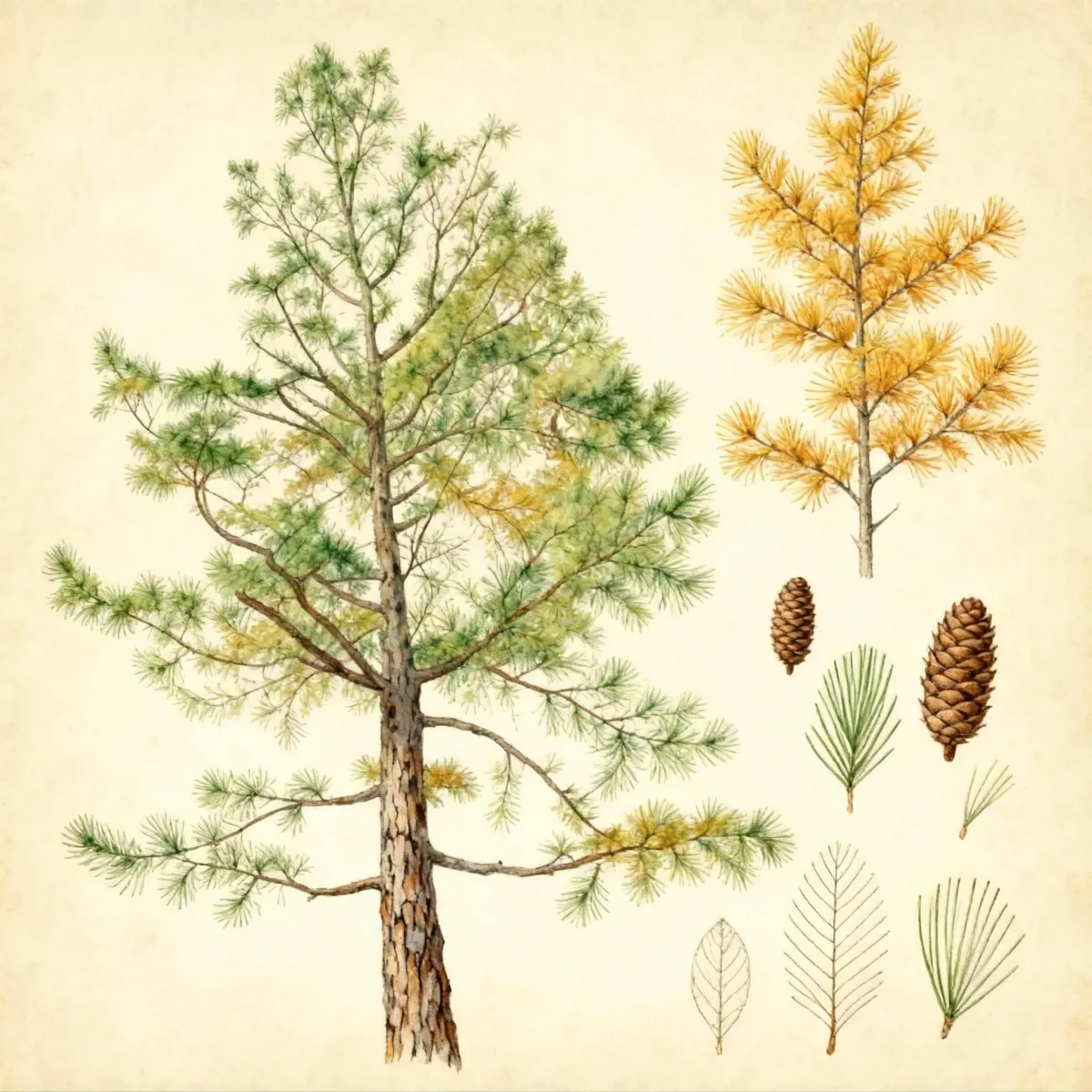 Dahurian larch (Larix gmelinii)