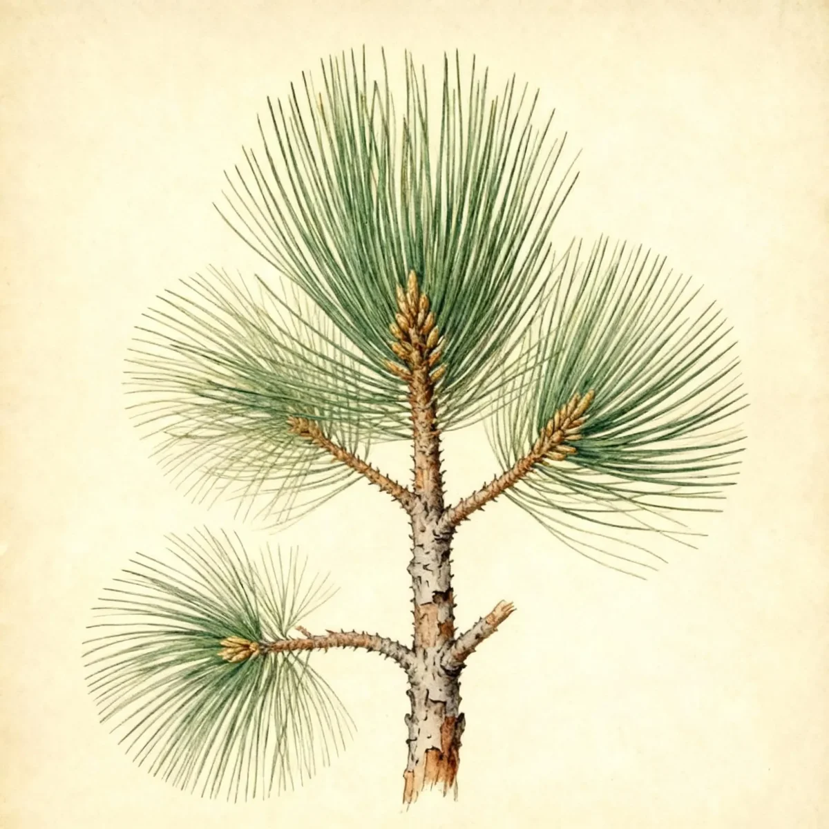 Himalayan pine (Pinus wallichiana)