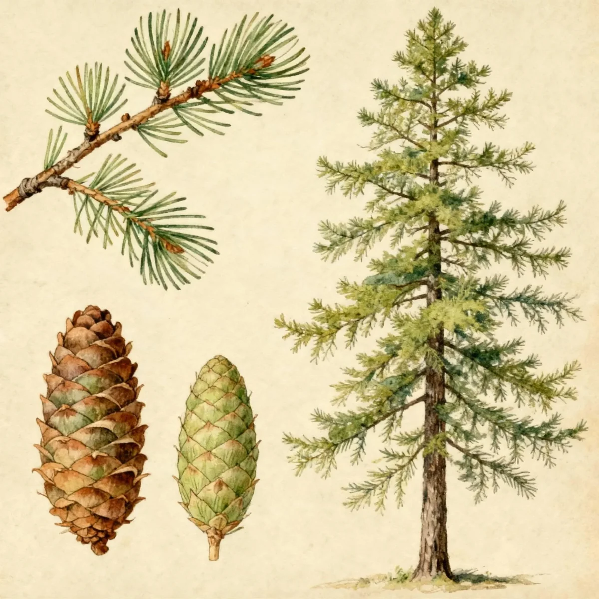 Dahurian larch (Larix gmelinii var. principis-rupprechtii)