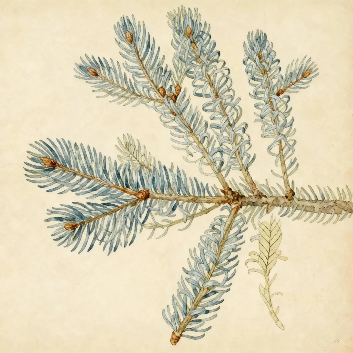 Korean fir (Abies koreana)