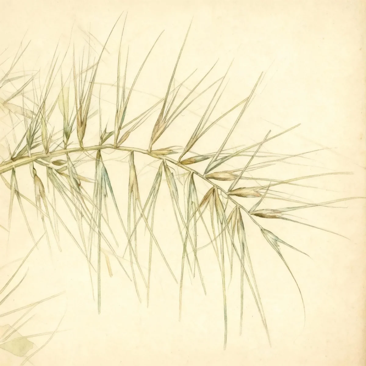 Bottlebrush grass (Elymus hystrix)