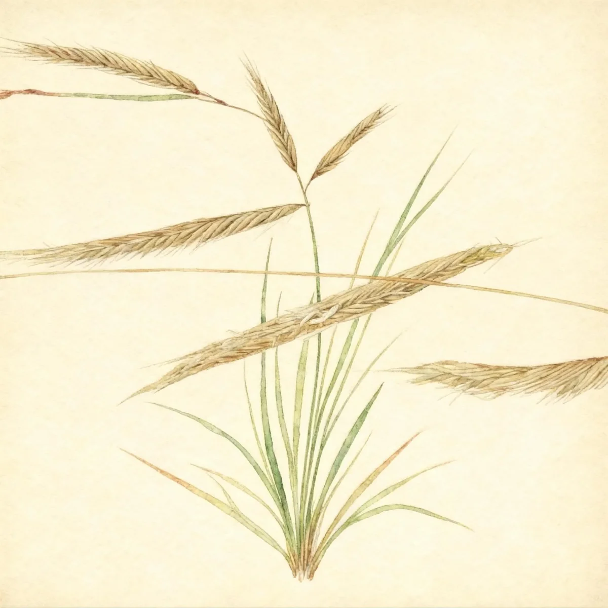Prairie cord grass (Spartina pectinata)