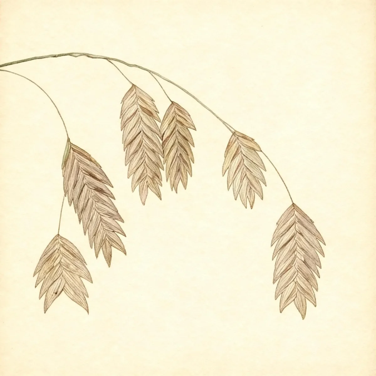 Northern sea oats (Chasmanthium latifolium)