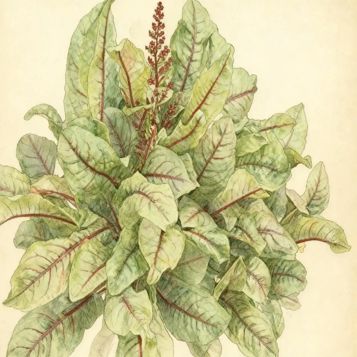 Red-veined dock (Rumex sanguineus)