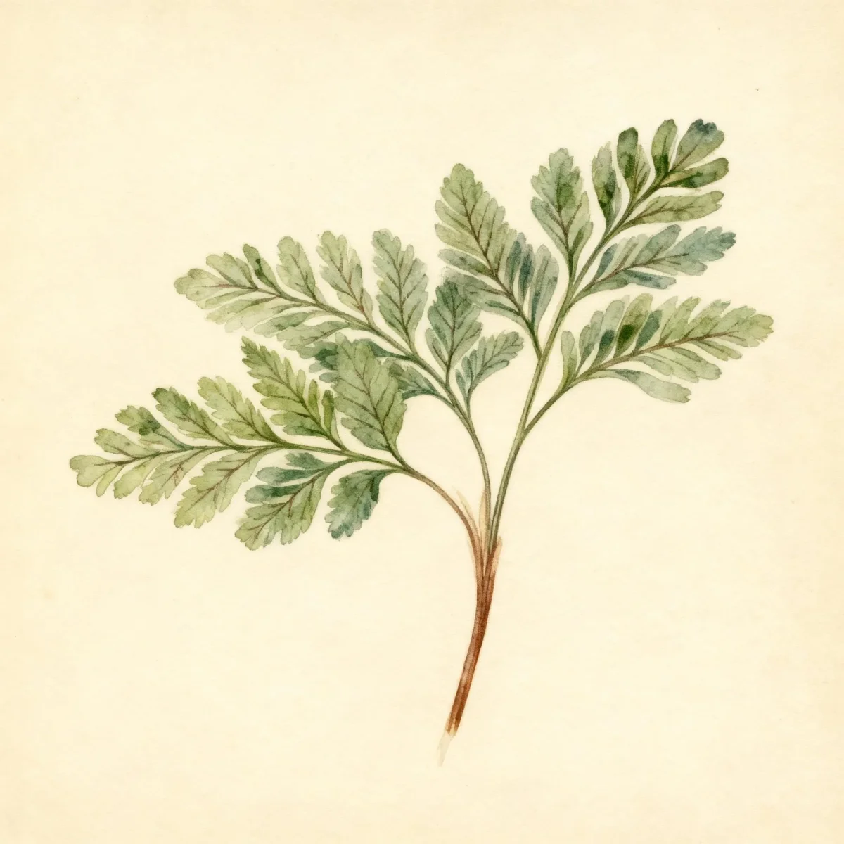 Hare's foot fern (Davallia canariensis)