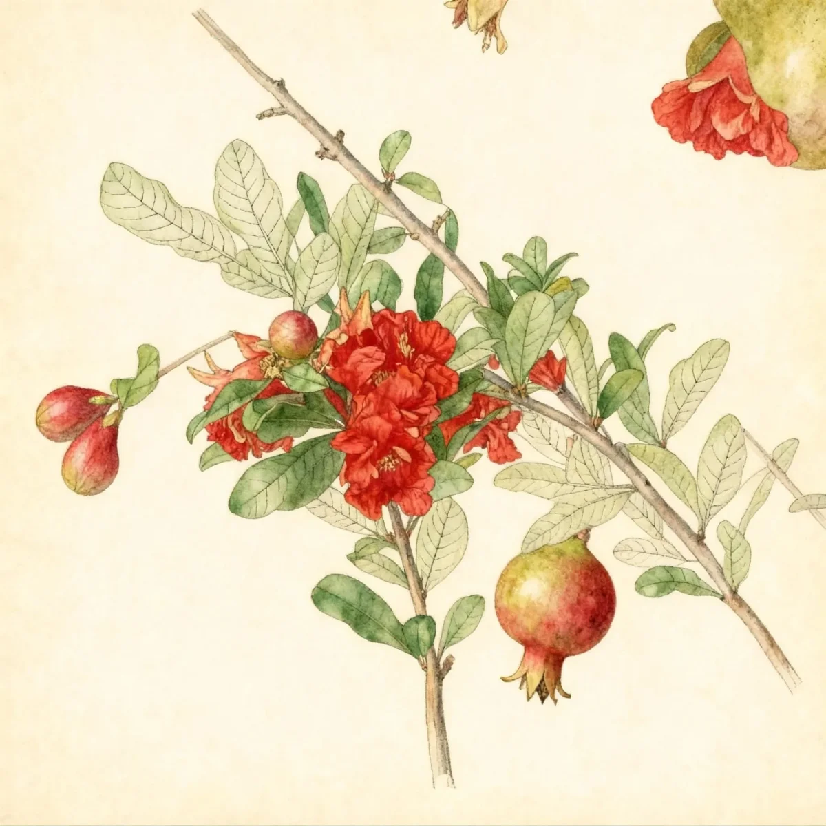 Pomegranate (Punica granatum)