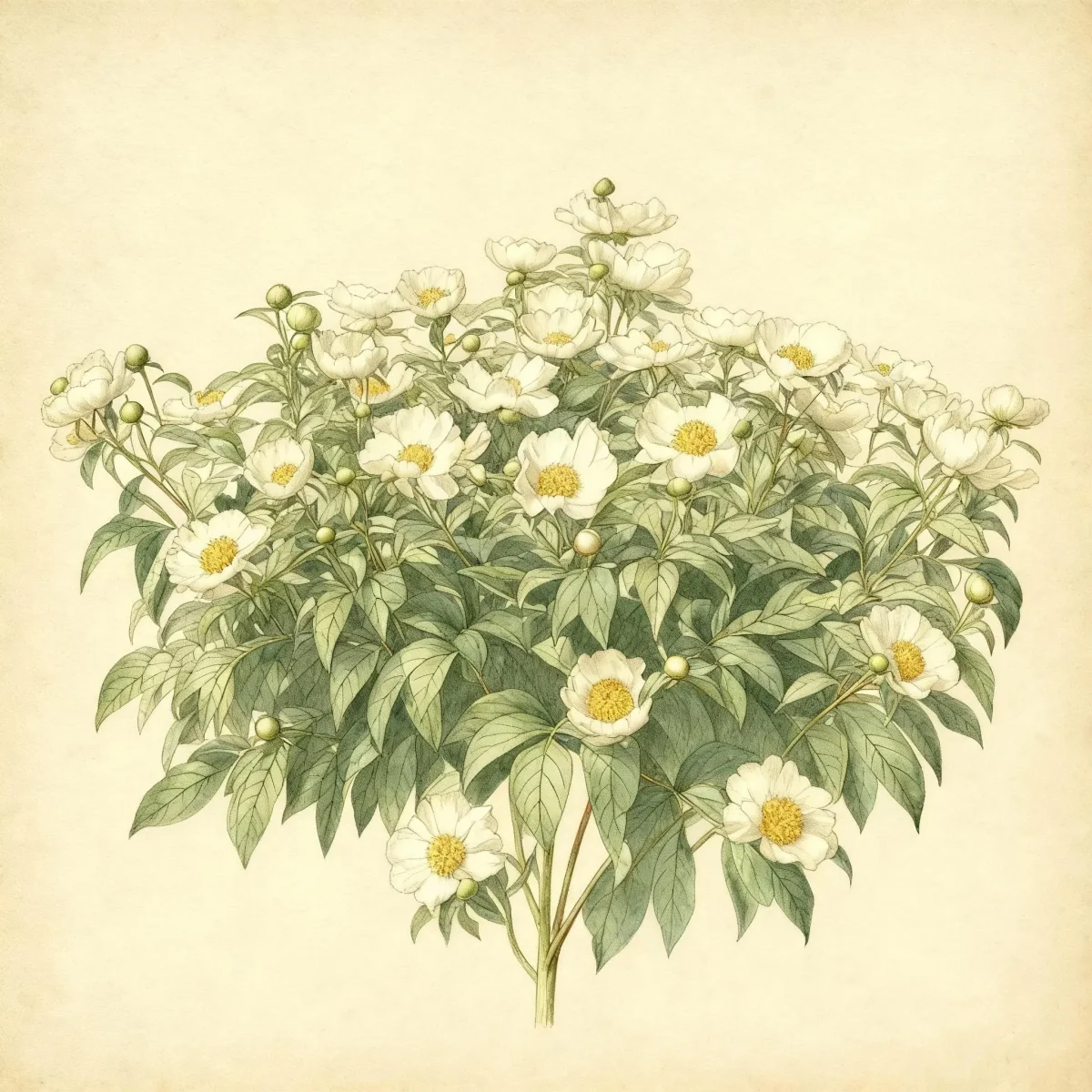 Peony (Paeonia japonica)