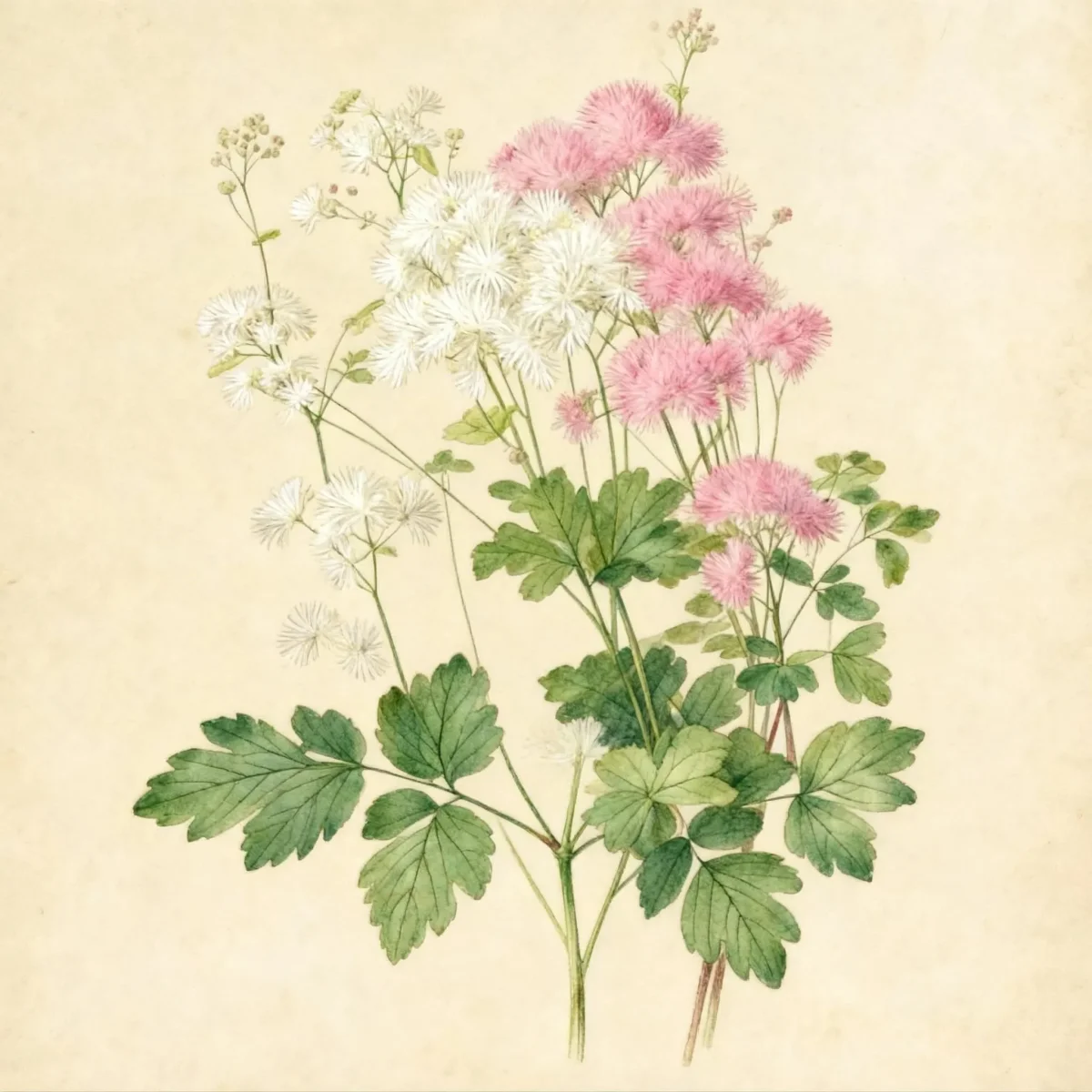 Meadow rue (Thalictrum aquilegiifolium)
