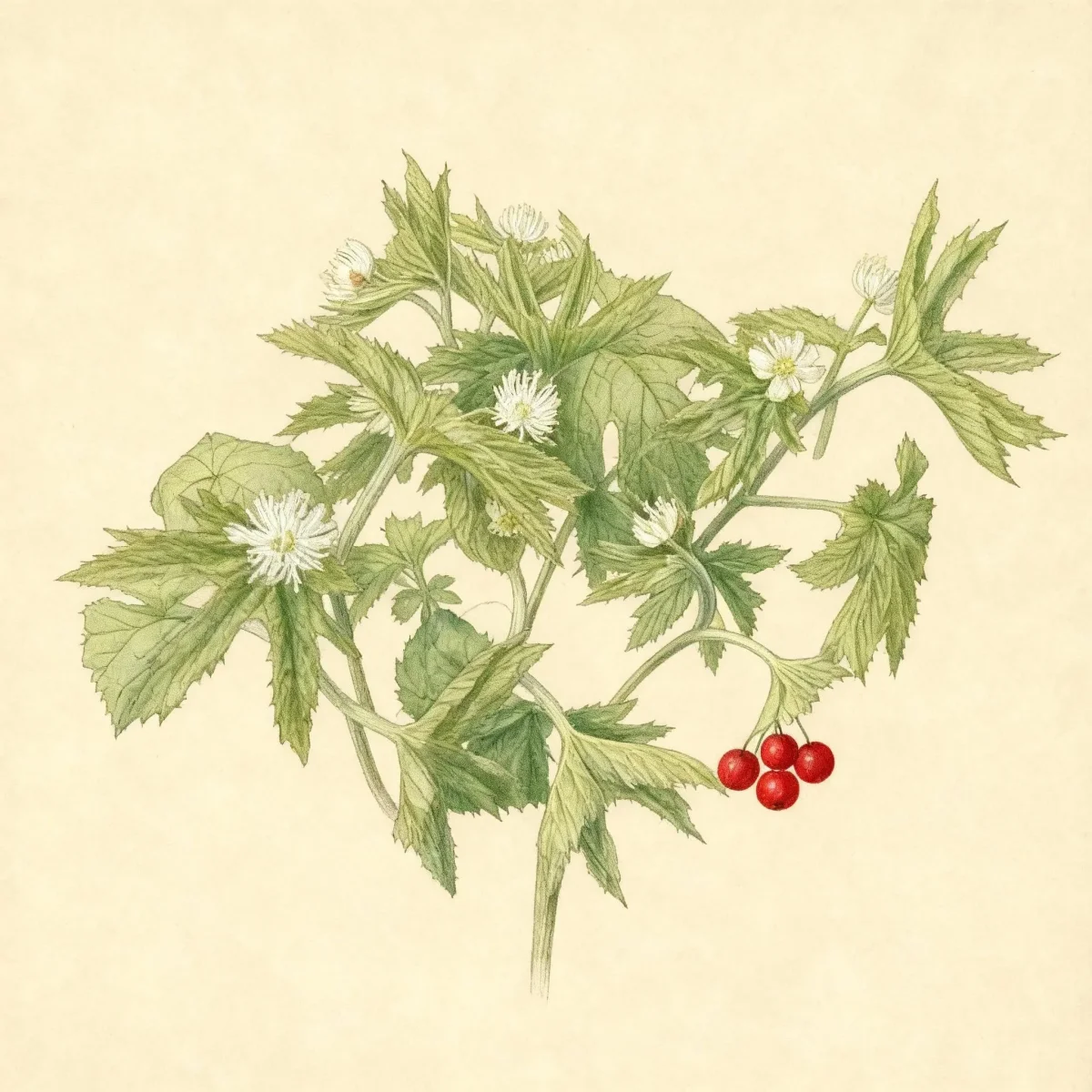 Golden seal (Hydrastis canadensis)