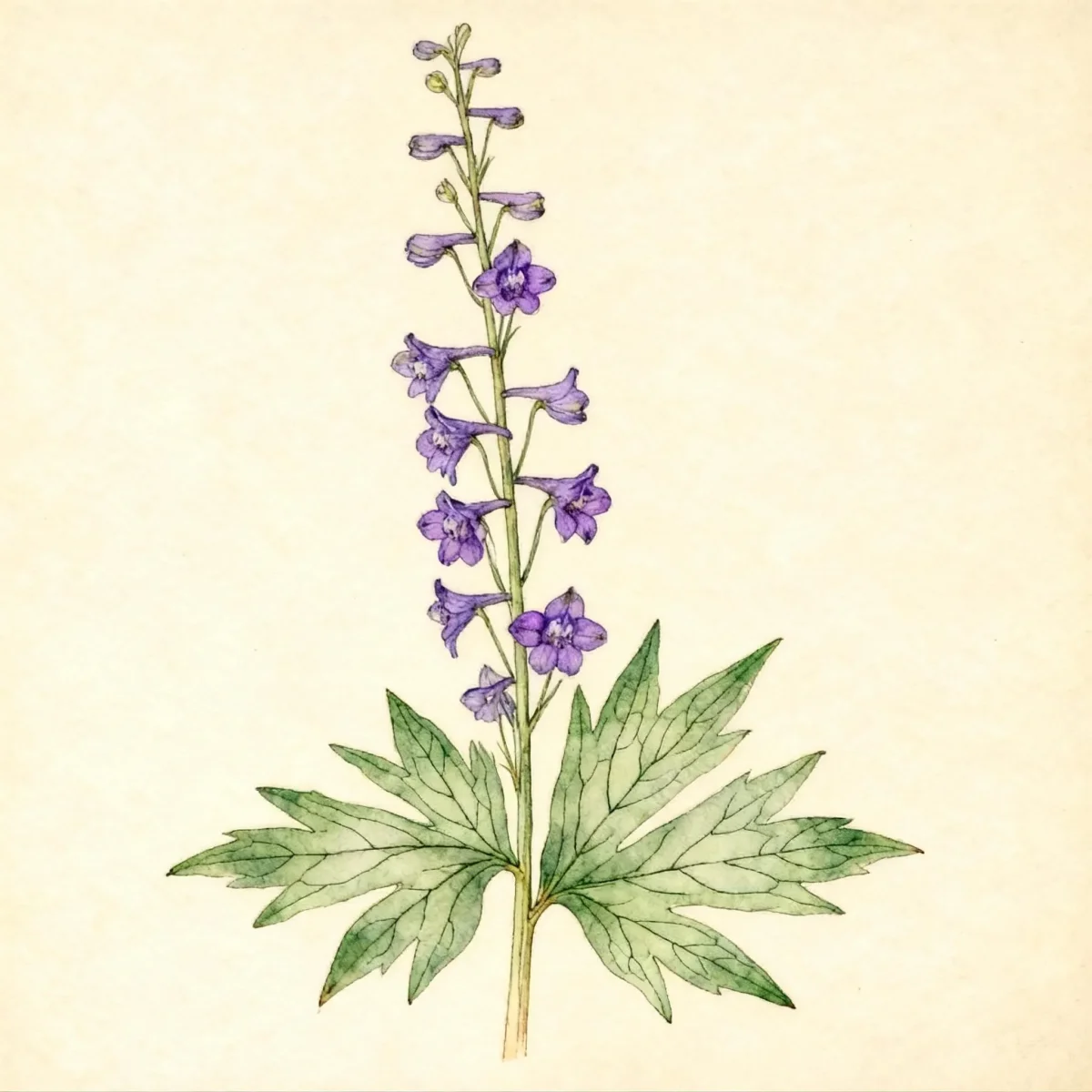 Tall larkspur (Delphinium exaltatum)