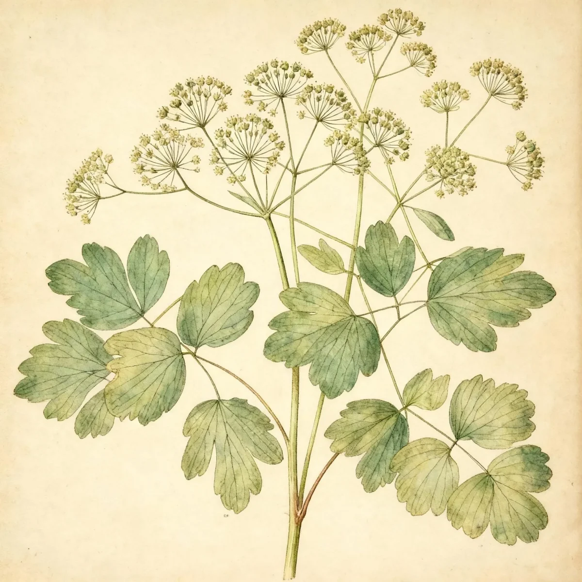 Meadow rue (Thalictrum squarrosum)