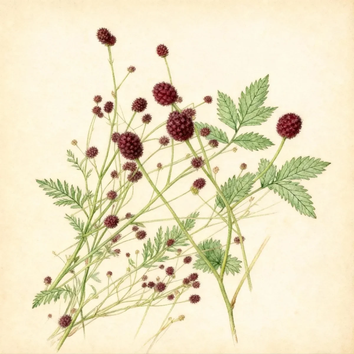 Greater burnet (Sanguisorba officinalis)