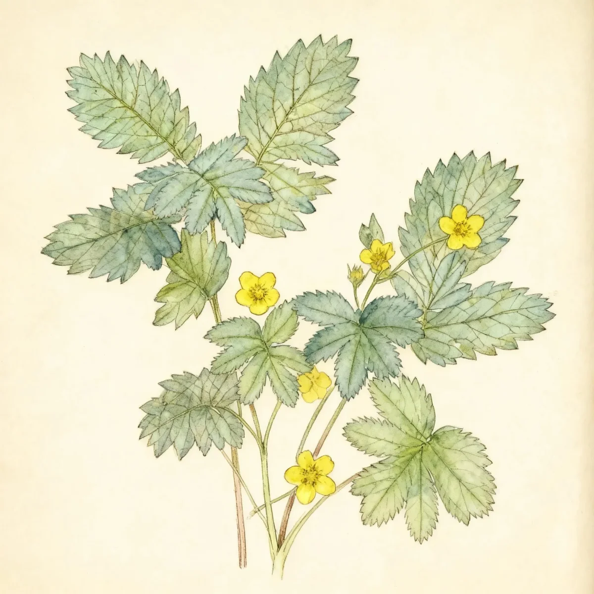 Silkweed (Potentilla anserina)