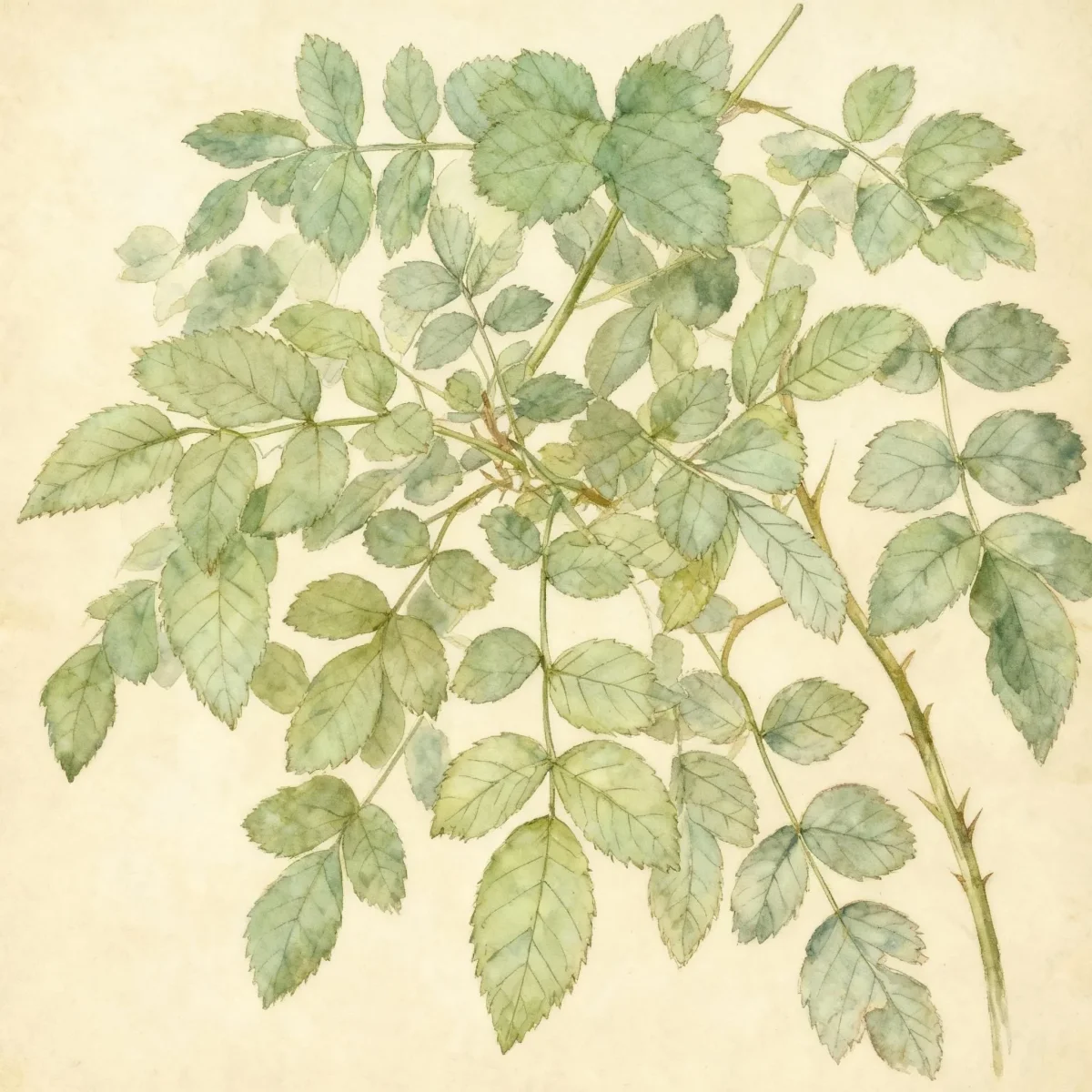 Multiflora rose (Rosa multiflora)