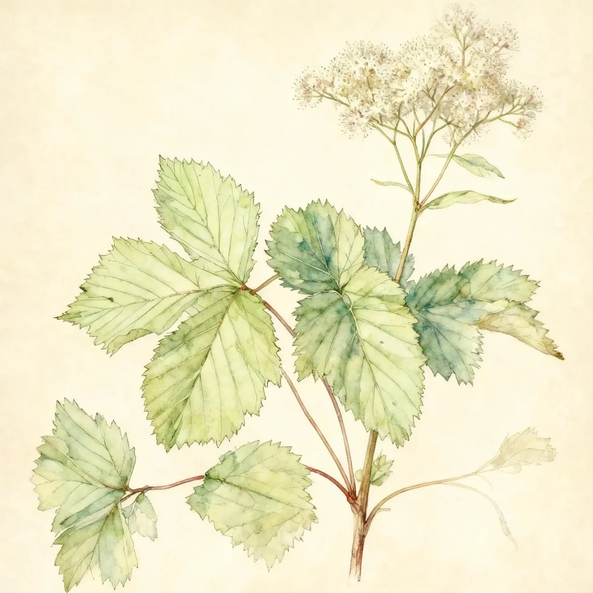 Meadowsweet (Filipendula denudata)