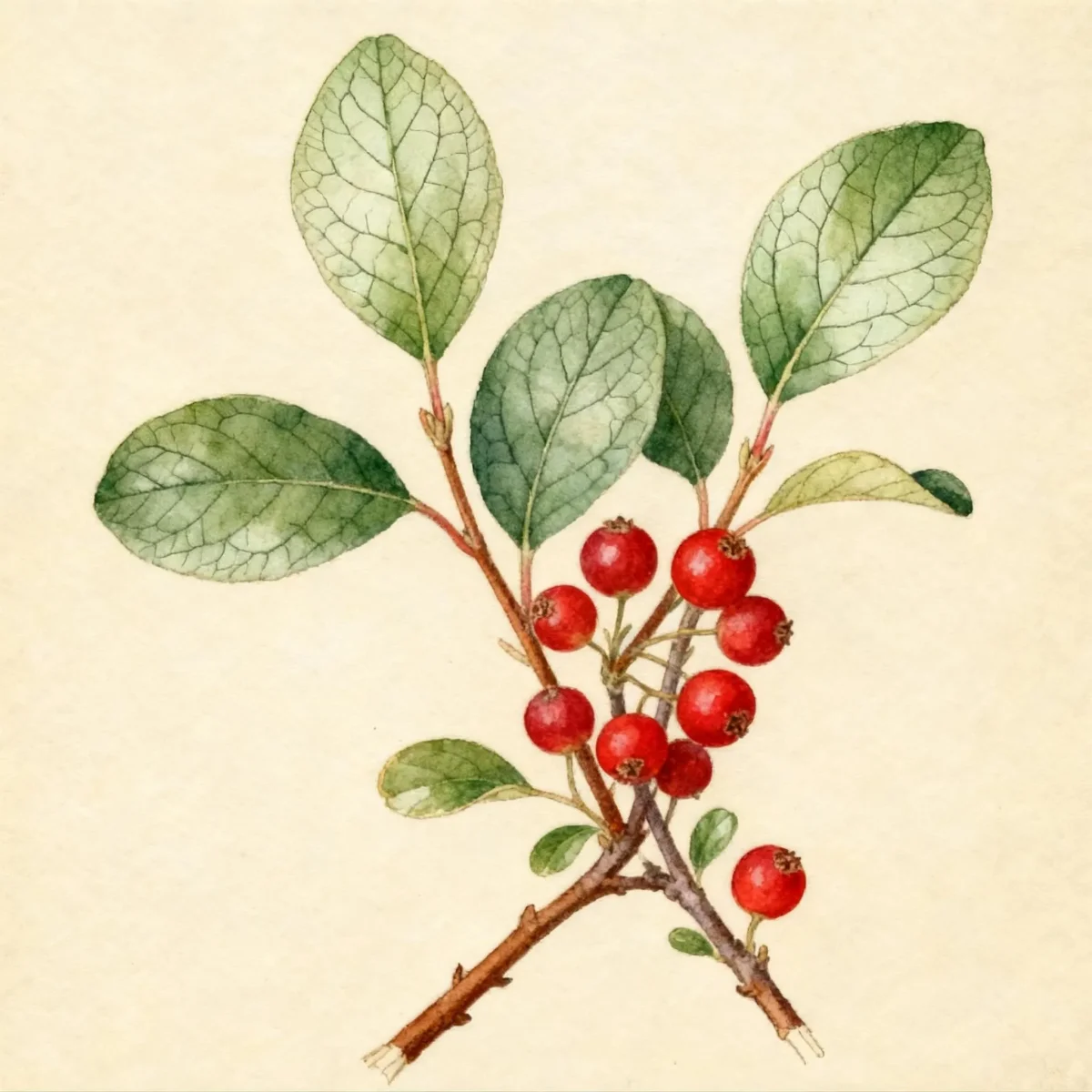 Rock cotoneaster (Cotoneaster horizontalis var. perpusillus)