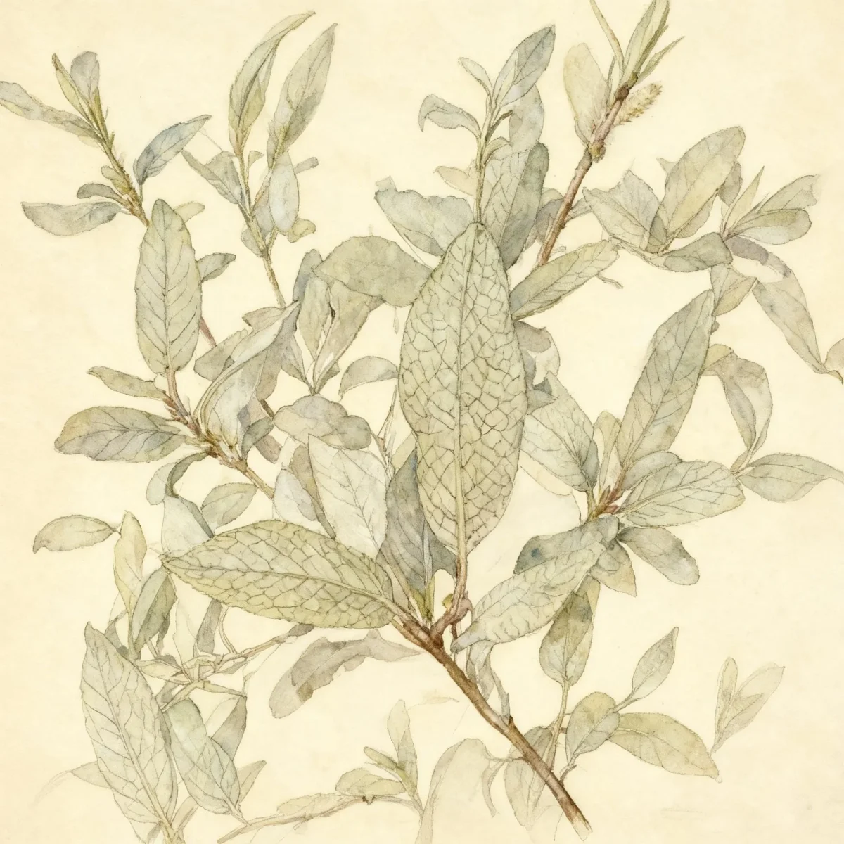 Downy willow (Salix lapponum)