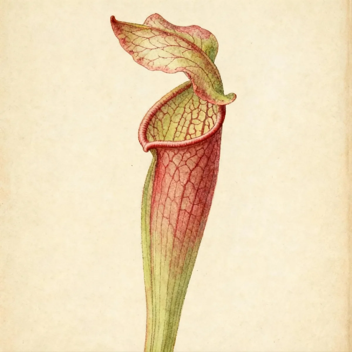Sweet pitcher plant (Sarracenia rubra)