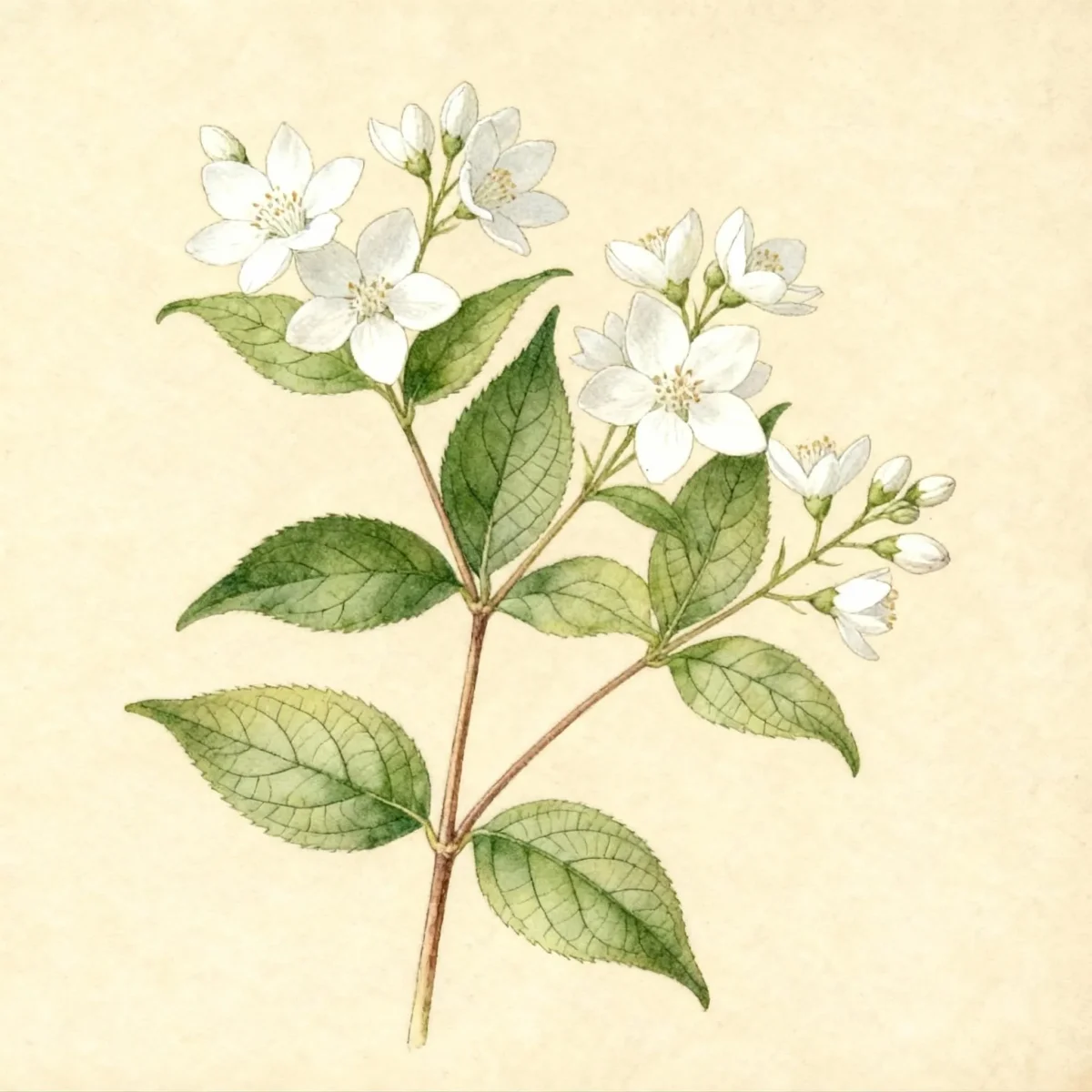 Slender deutzia (Deutzia gracilis)