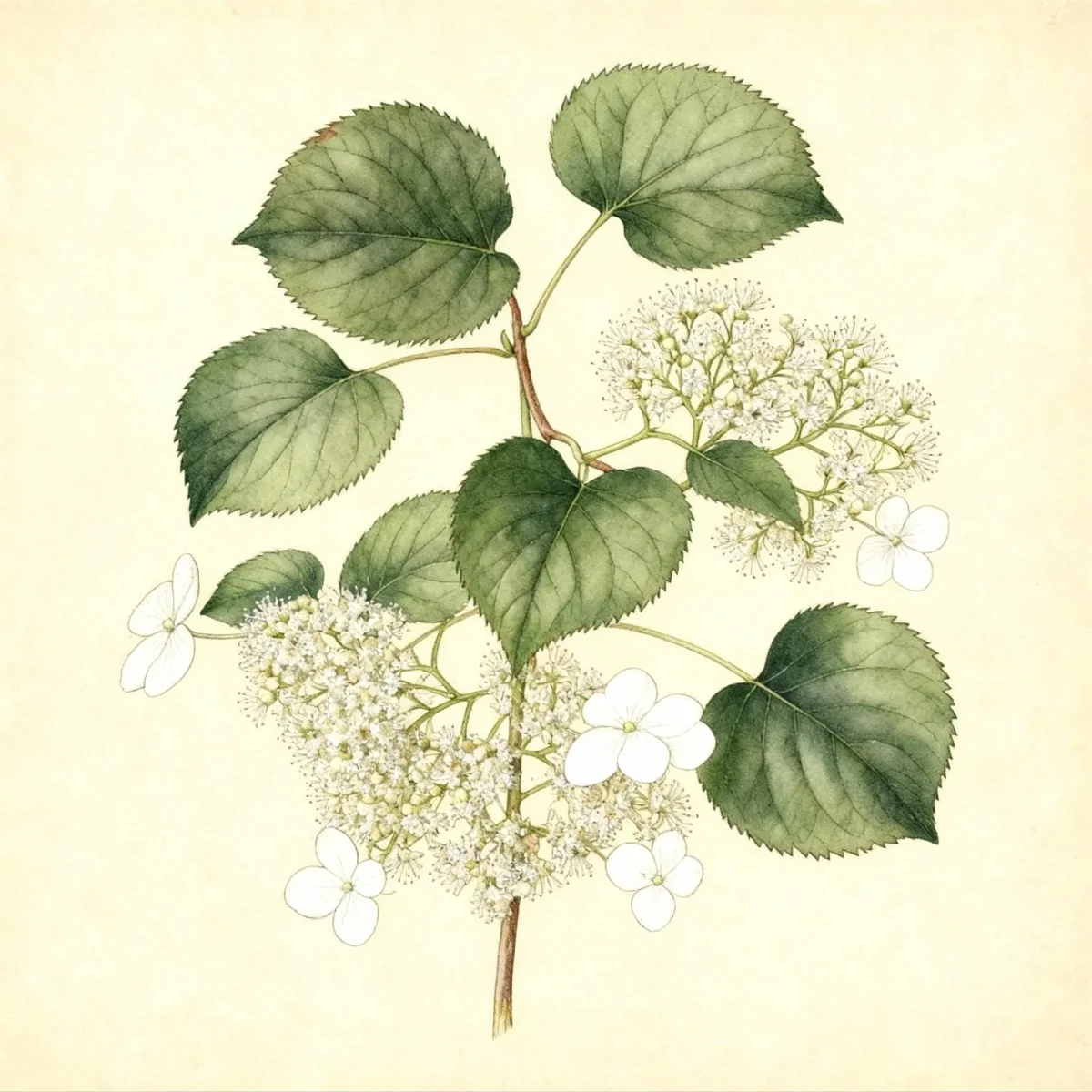 Climbing hydrangea (Hydrangea anomala)
