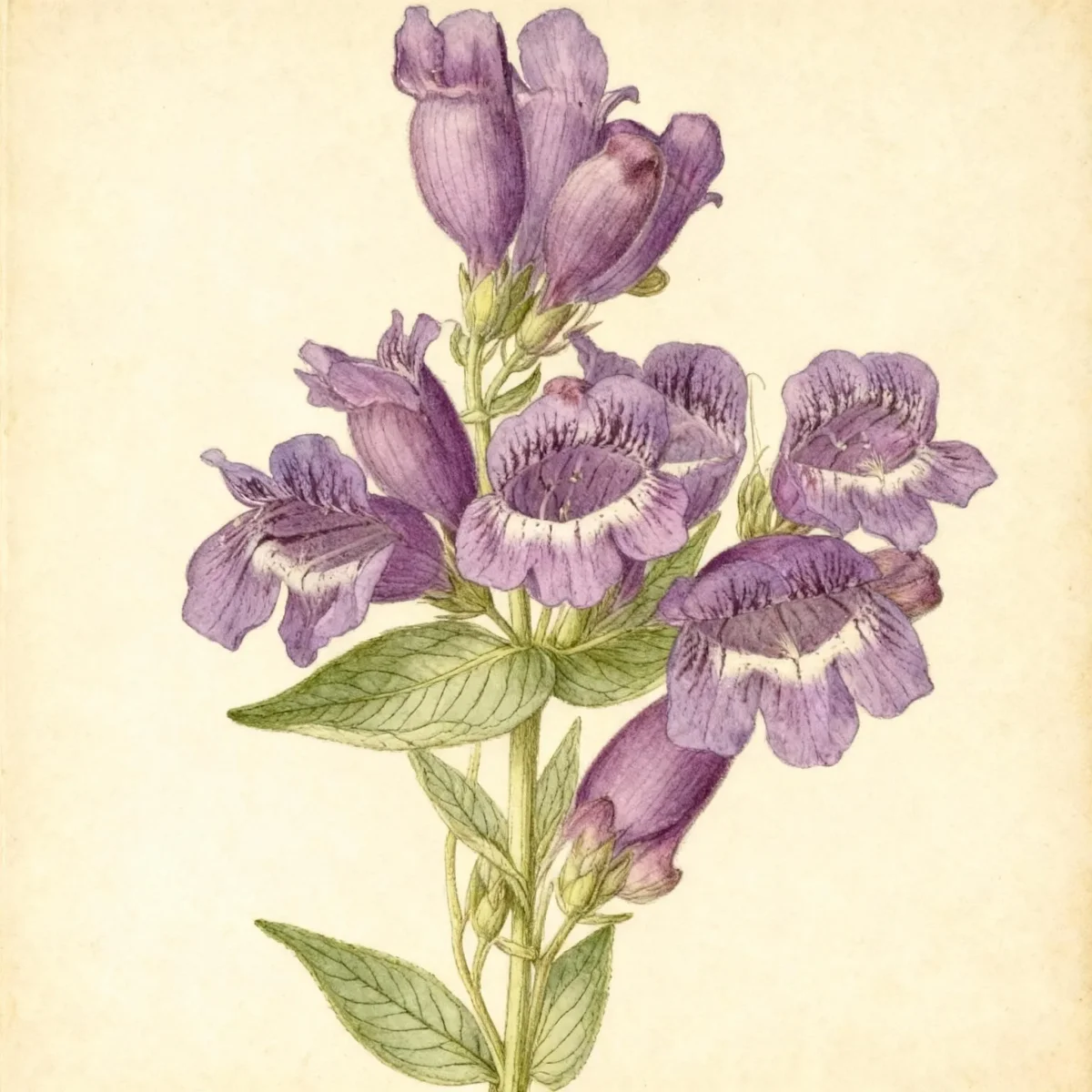 Dew flower (Penstemon cobaea)