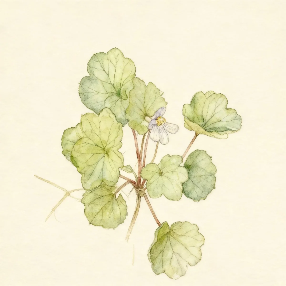 Kenilworth ivy (Cymbalaria muralis)