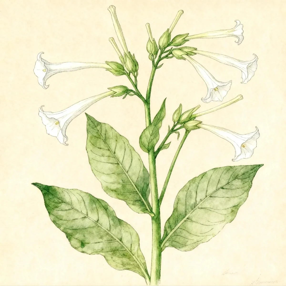 Tobacco plant (Nicotiana sylvestris)