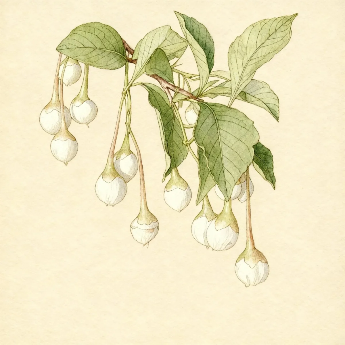Japanese snowbell (Styrax japonicus)