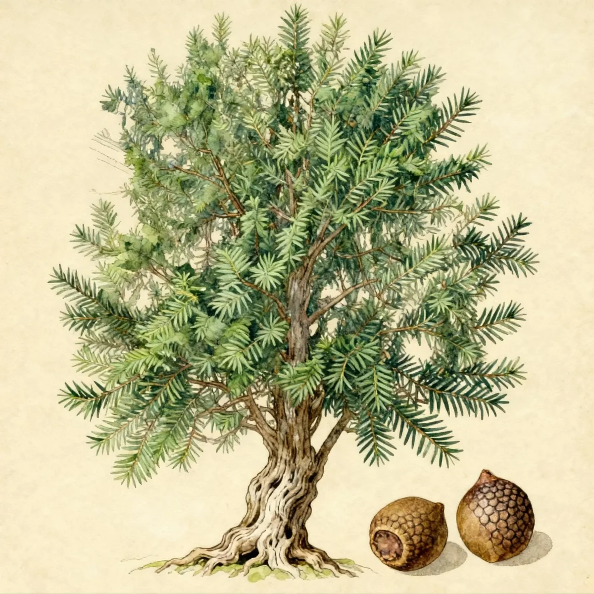 English yew (Taxus baccata)
