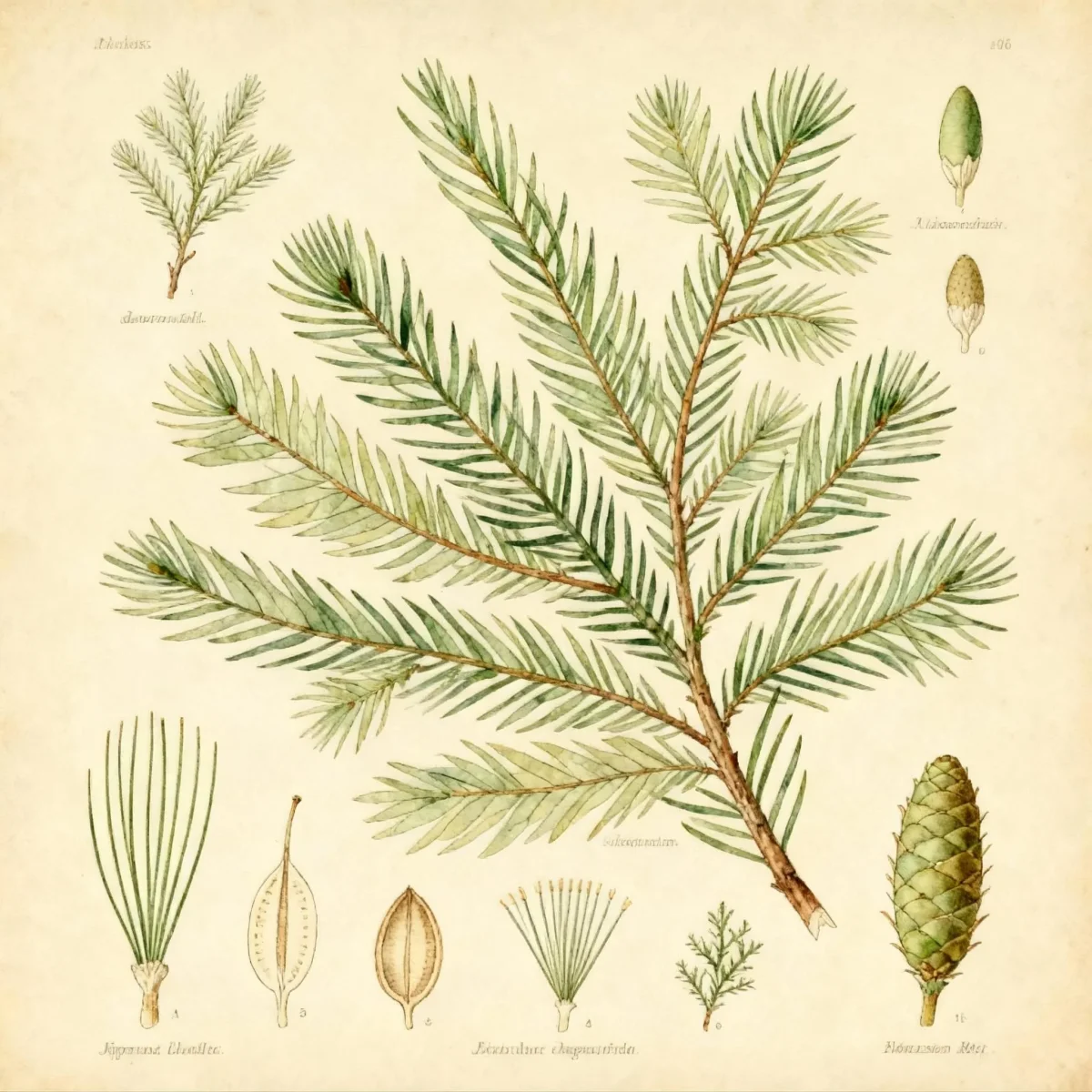 Japanese cedar (Cryptomeria japonica)