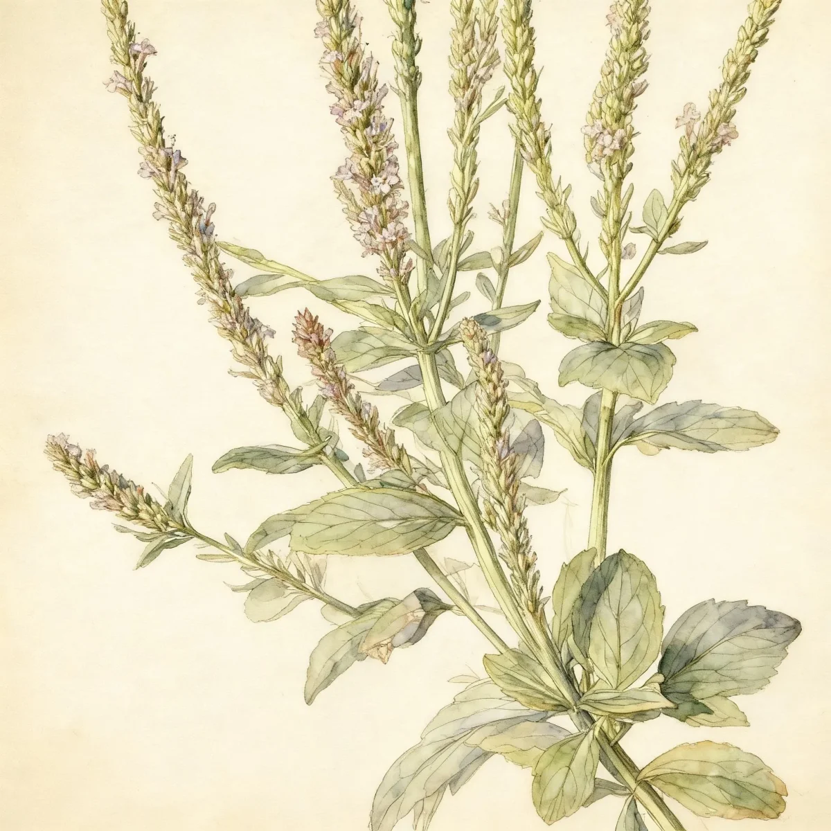 Hoary vervain (Verbena stricta)