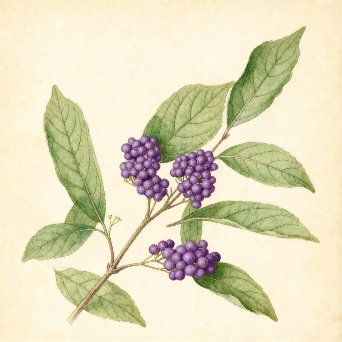 Beautyberry (Callicarpa dichotoma)