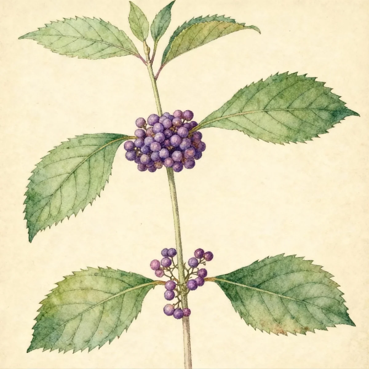 Beautyberry (Callicarpa cathayana)