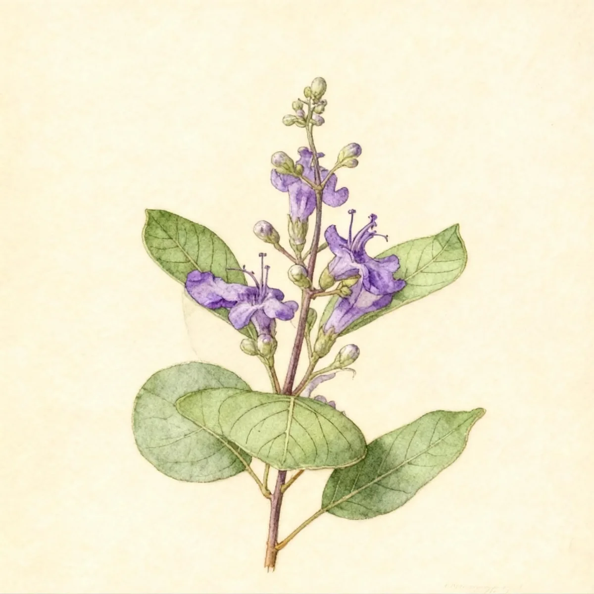 Roundleaf chastetree (Vitex rotundifolia)