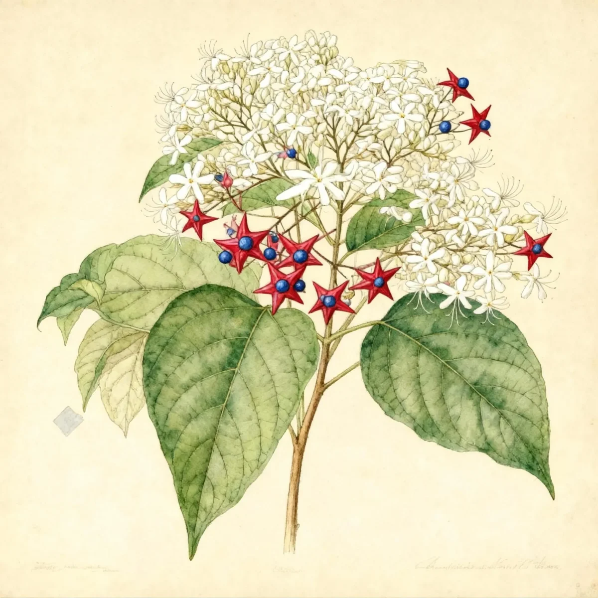 Clerodendrum (Clerodendrum trichotomum)