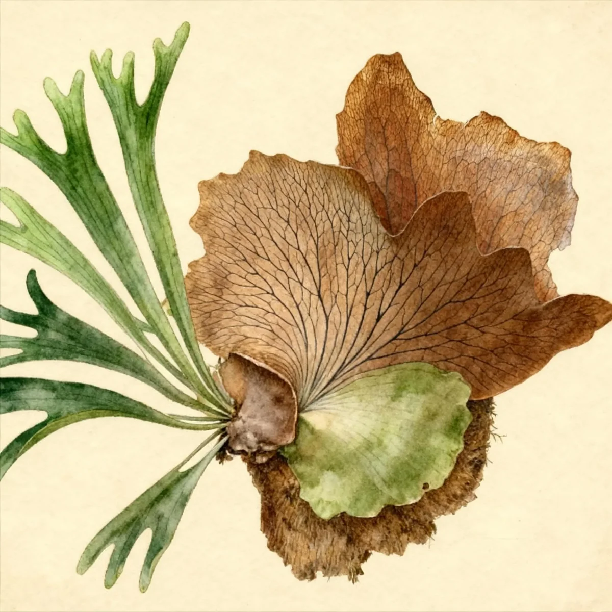 Elkhorn fern