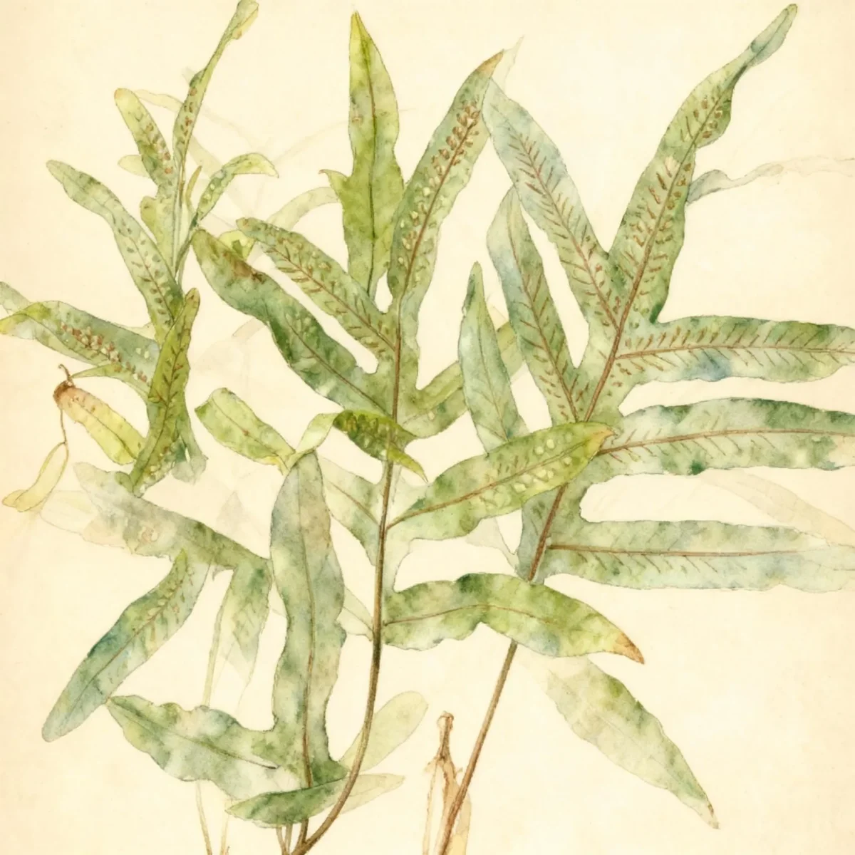 Kangaroo fern (Phymatosorus diversifolius)